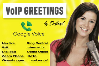 record google voice and other voip voicemail greetings
