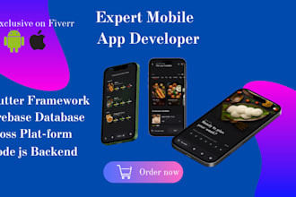 build affordable flutter, restaurant, business and healthcare app specialist