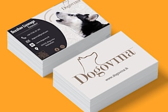 create modern looking business card and stationary