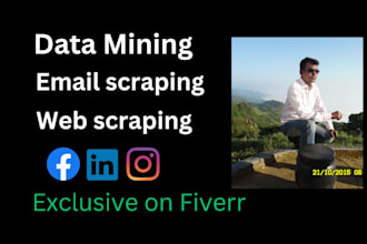 do email scraping data mining and web scraping