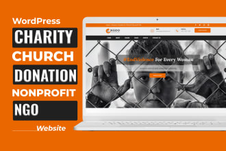 build charity, church, nonprofit, donation, fundraising, and ngo website