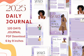 do custom daily journal, devotional, prayer journal, bible planner for kdp
