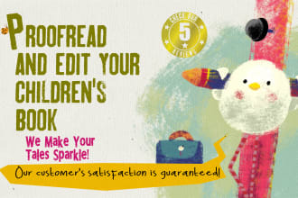 proofread and edit your children book