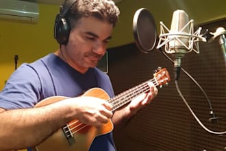 record a ukulele track for your song or project