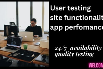 do usability test and functionality test for mobile apps, website, game app