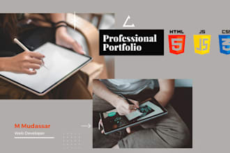professional portfolio website design and development