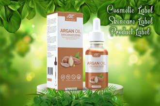 do cosmetic label and skincare label design