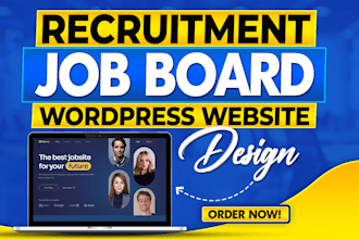 design job board website, job board recruitment website