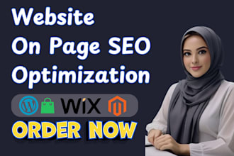 do complete website technical and on page SEO optimization for wordpress, wix