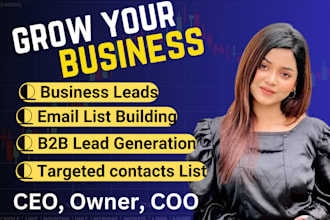 do decision maker email list, b2b lead generation and linkedin leads