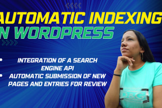 automatic indexing of pages and posts in wordpress