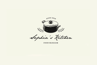 design food blog logo