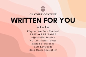 write or edit your chatgpt content