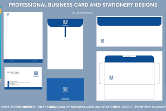 do business card, letterhead, and stationery design