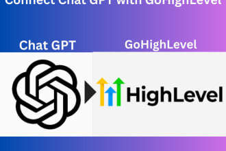 connect chat gpt or zappy chat or capri ai with gohighlevel