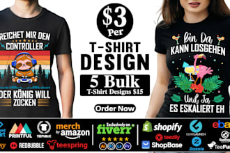 do custom german t shirt designs