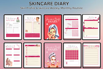 create kdp,etsy planner journal notebook, personal diary and page