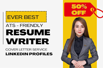 do professional ats resume writing, cover letter and linkedin