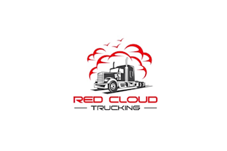 design brilliantly satisfactory red cloud trucking logo
