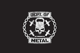 design flawlessly flexible rock gym logo