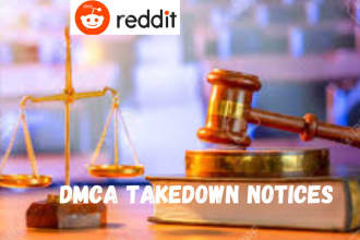 report takedown,pirated,illegall,leaked,defaming content of reddit under dmca