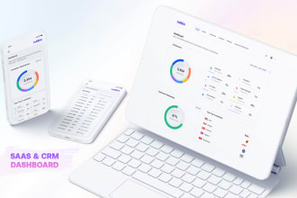 do saas, CRM and admin dashboard UI UX design in figma