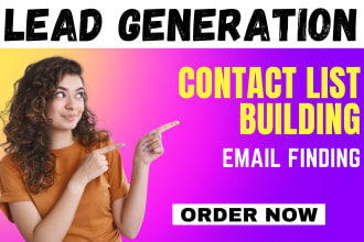 do b2b lead generation and prospect or contact list building