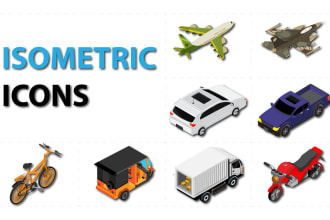 create custom isometric icons for your website