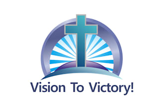 create perfect church religious seal or ministry logo design