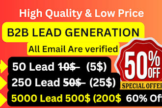 do linkedin lead generation, email list building