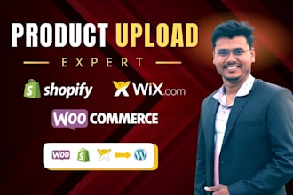 upload wordpress product and shopify products in woocommerce website