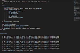 write a batch script