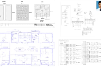 design drawing and drafting any type 2d auto cad plan