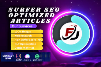 write a surfer SEO article or blogpost using jasper ai