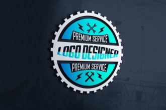 do modern and vintage emblem and retro badge logo design