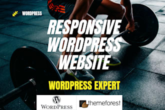 design a custom wordpress website SEO optimized mobile responsive
