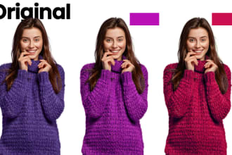 change color of any product color correction photo editing
