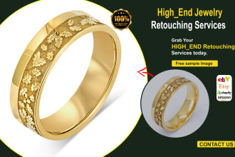 do jewelry photo editing or retouching like 3d quality