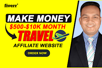 create travel affiliate website for passive income