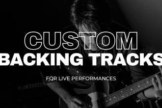 record backing tracks for your live show