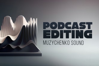 edit your audio for the podcast