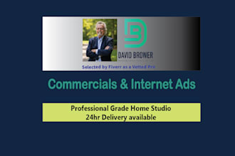 voice commercials and internet ads