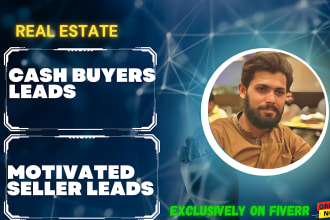 generate motivated seller leads and active cash buyers list with skip trace