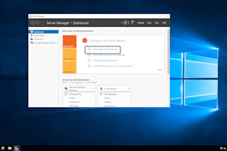 install, configure, windows server, active directory, dns and dhcp