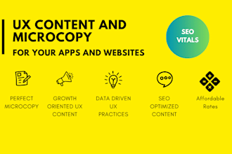 do UX writing and microcopy for your websites and apps