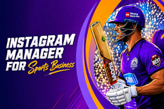 be social media manager instagram for your sports business
