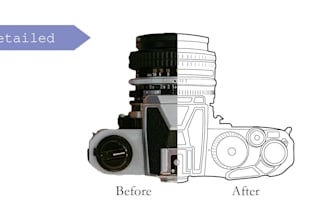 create utility patent drawings and vector tracing