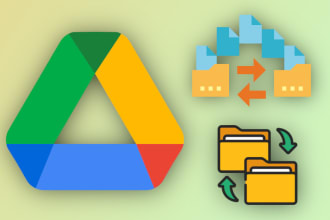 organize your google drive as VA