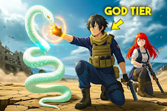 design manga, manhwa and other anime thumbnail in for youtube