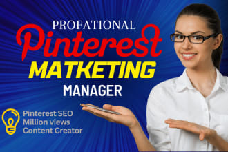 be your pinterest marketing manager and content creator